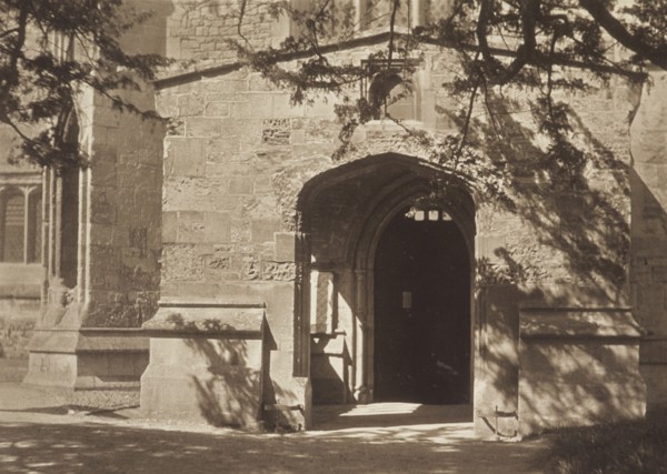 Church door, Sunningham Oxford. From the album: Photograph album - England, 1920s. Creator: Harry Moult.
