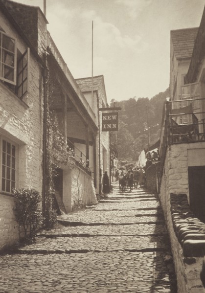 The New Inn, Clovelly. From the album: Photograph album - England, 1920s. Creator: Harry Moult.