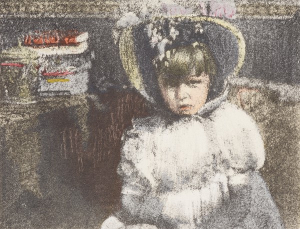 Portrait of a child. From the portfolio: Robert Demachy,c1890-1914. Creator: Robert Demachy.
