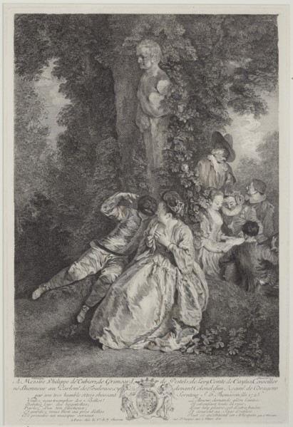 Voulez-vous triompher des belles?..., 1725. Creator: Simon Henri Thomassin.