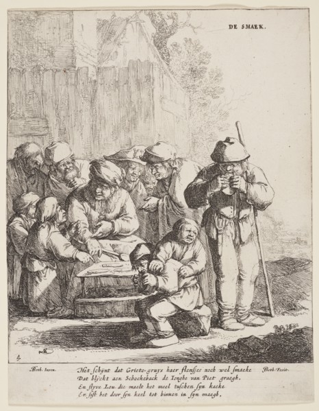 The five senses (taste),  1642-1650. Creator: Jan Dirksz Both.