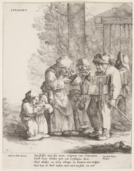 The five senses (sight),  1642-1650. Creator: Jan Dirksz Both.