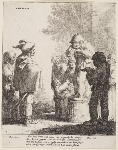 The five senses (sound),  1642-1650. Creator: Jan Dirksz Both.