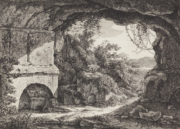 Interior of the mausoleum of the Nasoni family, 1792. Creator: Johann Christian Reinhart.