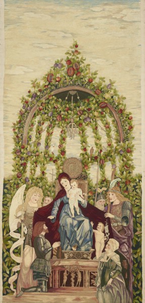 Embroidery, 'Holy Family', 1913. Creator: Jane Cory.
