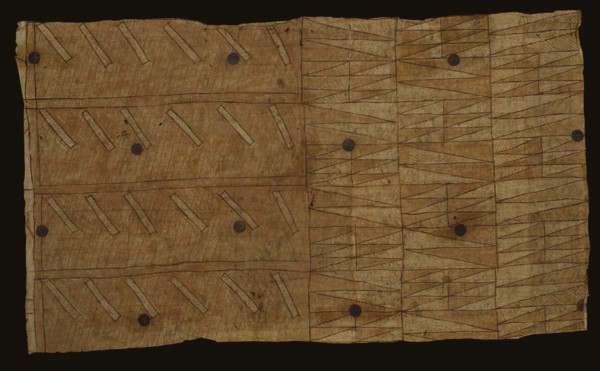 Ngatu (tapa cloth), 1800s. Creator: Unknown.