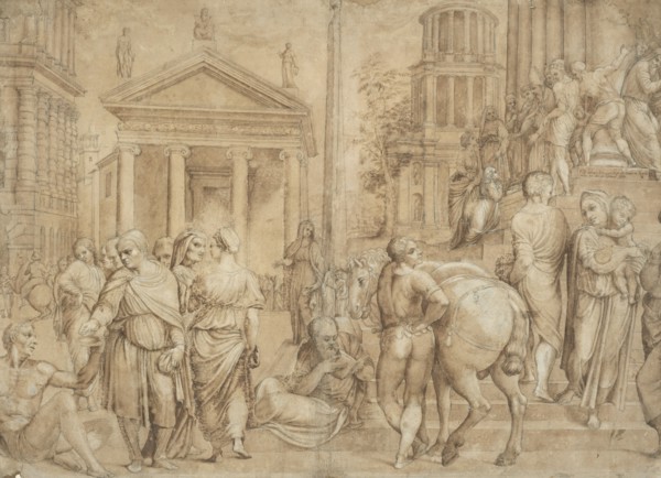 The presentation of the Virgin,  late 16th century. Creator: Unknown.
