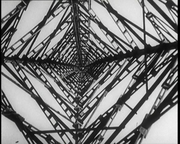 View up a Transmission Tower, 1922. Creator: British Pathe Ltd.