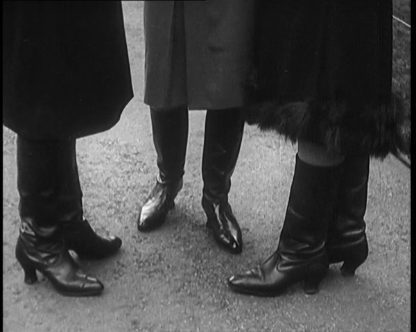 Close up Shot of Female Leather Boots, 1920. Creator: British Pathe Ltd.