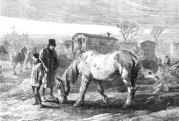 The Last Lot, by G. H. Thomas, general exhibition of water-colour drawings, Dudley Gallery, 1868.  Creator: W Thomas.
