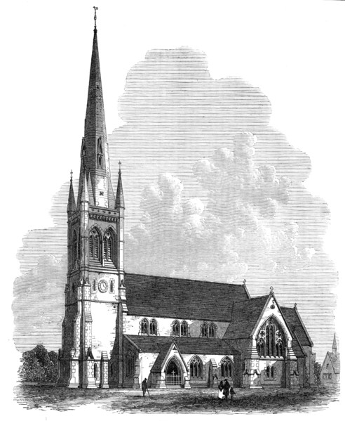 All Saints' Church, Sheffield, 1869. Creator: Unknown.