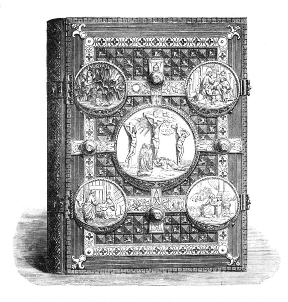 Bible presented to the Princess of Wales by Sunday-school children, 1868. Creator: Unknown.