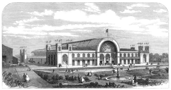 The Crystal Palace of the Portuguese International Exhibition at Oporto, 1865. Creator: Unknown.