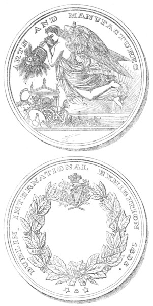 The Dublin Exhibition Medal, 1865. Creator: Unknown.