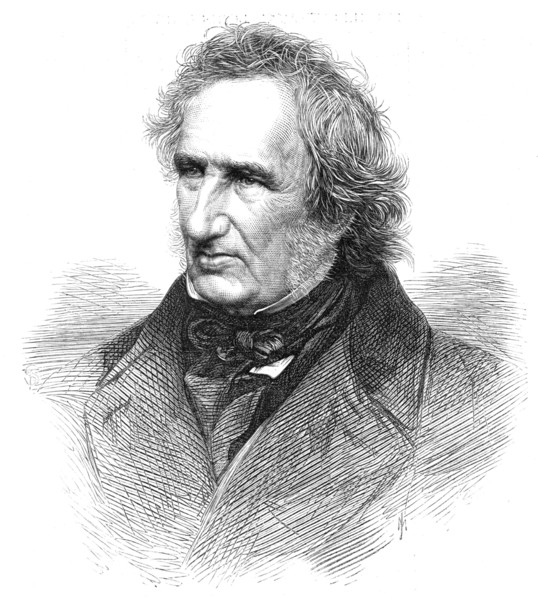 The late Mr. John Burnet, engraver, 1868. Creator: Unknown.