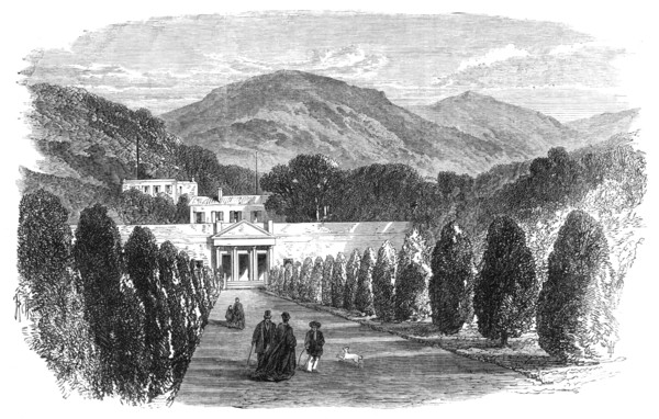 The Villa San Martino, Napoleon's house in the Isle of Elba, 1868. Creator: Unknown.