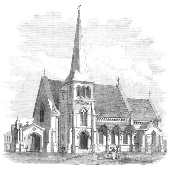 Trinity Church, Rangoon, British Burmah, 1869. Creator: Unknown.