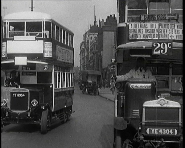 Bus Travelling On the Streets of London, 1927. Creator: British Pathe Ltd.