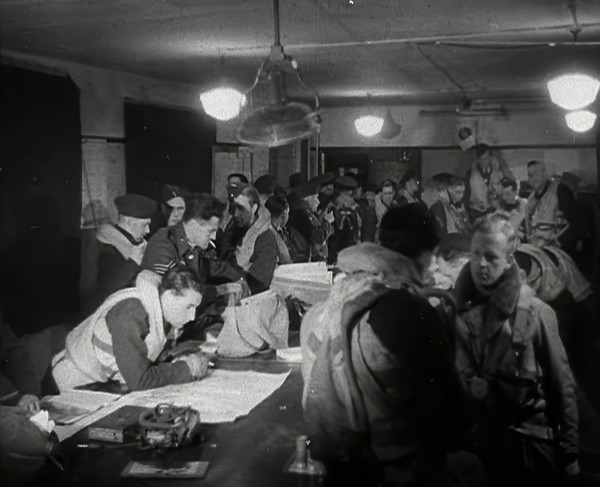 RAF Pilots Planning and Chatting to Each Other, 1942. Creator: British Pathe Ltd.