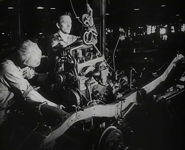 American Factory Workers at Work, 1942. Creator: British Pathe Ltd.