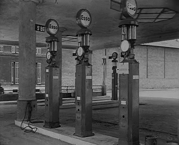 An Empty Petrol Station, 1943. Creator: British Pathe Ltd.