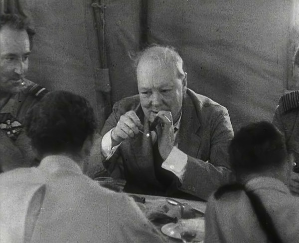 Winston Churchill With British Troops in the Desert, 1942.  Creator: British Pathe Ltd.