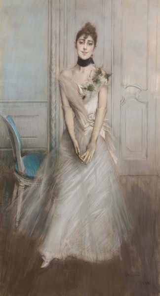 Portrait of Emiliana Concha de Ossa, 1888. Creator: Boldini; Giovanni (1842-1931).
