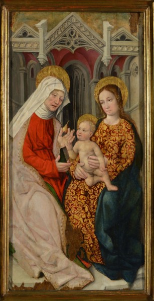 The Virgin and Child with Saint Anne, 1480-1485. Creator: Lonhy; Antoine de (active 1446-1490).