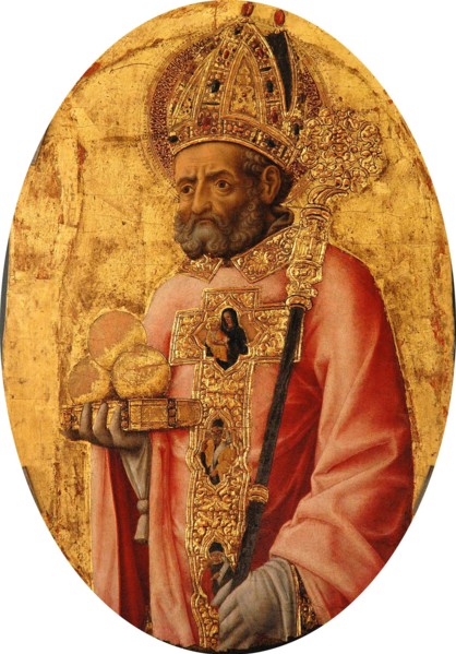 Saint Nicholas, c 1450. Creator: Vivarini; Antonio (ca 1440-1480).