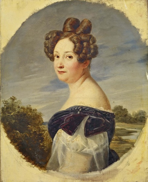 Portrait of the opera singer Marie-Julie Halligner (1786-1850), c1820. Creator: Anonymous ().