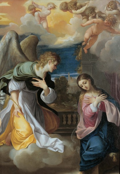 The Annunciation, 1603-1604. Creator: Carracci; Lodovico (1555-1619).