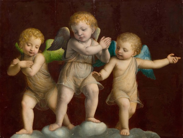 Three Putti, . Creator: Luini; Bernardino (ca. 1480-1532).