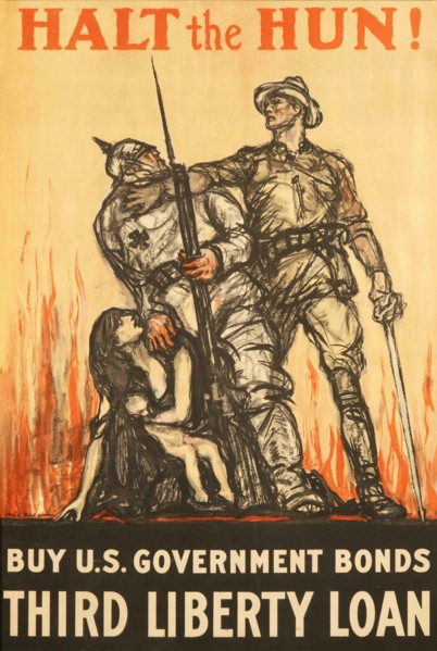 Halt the Hun, 1918. Creator: Raleigh; Henry Patrick (1880-1944).