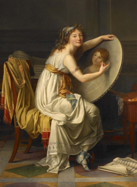 Self-portrait, c1799. Creator: Romany (Romanée); Adèle (1769-1846).