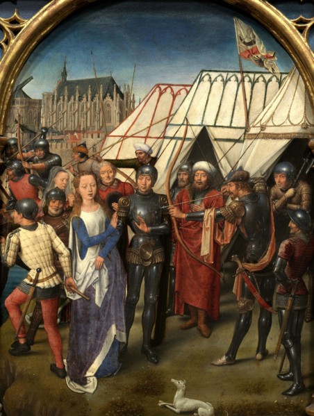 Saint Ursula Shrine: The Martyrdom of Saint Ursula, 1489. Creator: Memling; Hans (1433/40-1494).