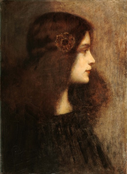 Portrait of Aurore Lauth Sand, c1890. Creator: Lauth; Charles Frédéric (1865-1922).