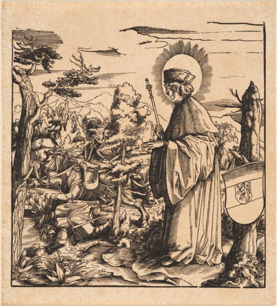 Saint Sigebert of Austrasia, . Creator: Burgkmair; Hans; the Elder (1473-1531).