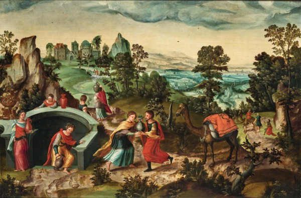 Rebecca at the Well, . Creator: Massys; Cornelis (1510-1556).