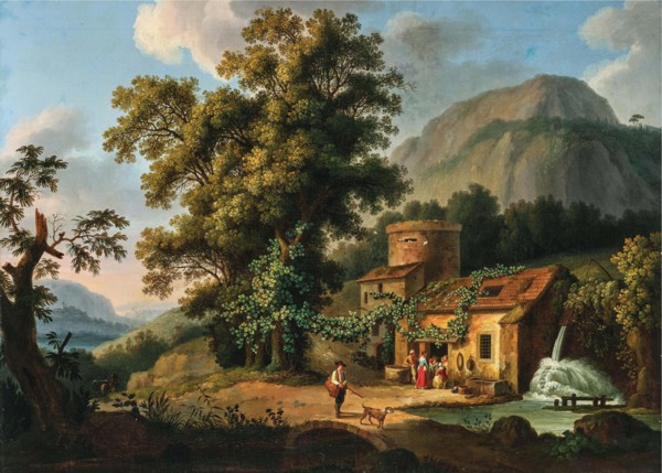 View of the Copper-Mill in Vietri, c1772. Creator: Hackert; Jacob Philipp (1737-1807).