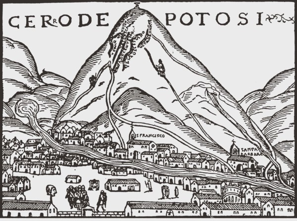Cerro de Potosí, 1552. Creator: Cieza de León; Pedro de (1522-1554).