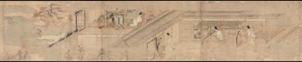 Narrative of the wonderous Love Romance of Courtier and Girl at Sumiyoshi, 13th century. Creator: Anonymous ().