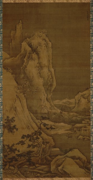Landscape of Four Seasons: Winter, 15th century. Creator: Sesshu; Toyo (1420-1506).
