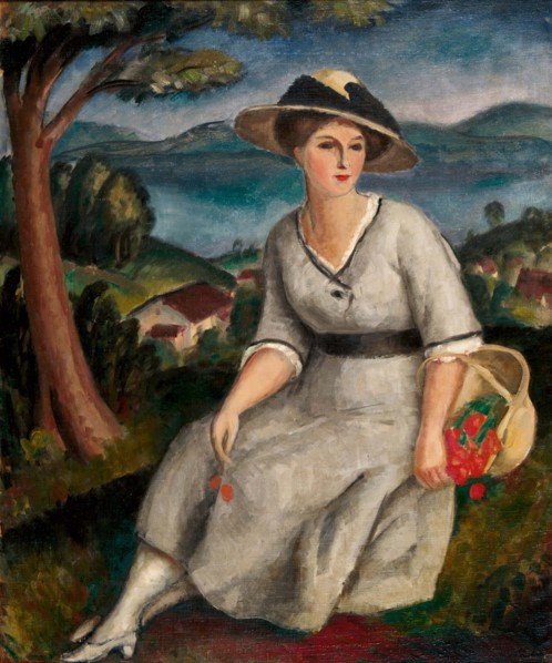 La femme en gris, . Creator: Robert; Paul Théophile (1879-1954).