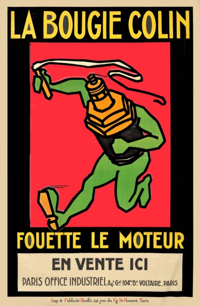 La bougie colin fouette le moteur, c1930. Creator: Rouffé (active 1920s-1930s).
