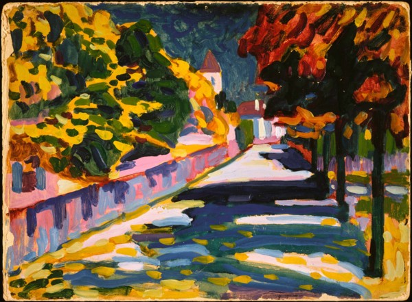 Autumn in Bavaria, 1908. Creator: Kandinsky; Wassily Vasilyevich (1866-1944).