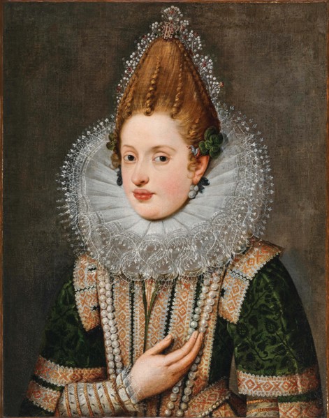 Portrait of Holy Roman Empress Anna of Tyrol (1585-1618), c1600. Creator: Pourbus; Frans (II); (School) ().