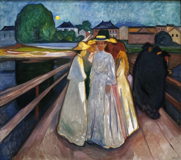 On the Bridge, 1903. Creator: Munch; Edvard (1863-1944).