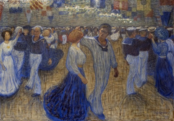 Sailor's Ball, 1909. Creator: Jansson; Eugène (1862-1915).