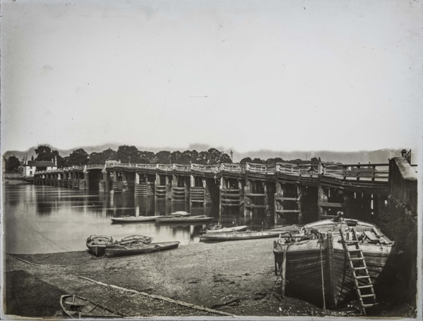Old Putney Bridge, Putney, Wandsworth, Greater London Authority, 1878. Creator: William O Field.
