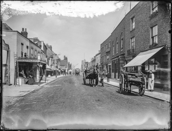 Putney High Street, Putney, Wandsworth, Greater London Authority, 1885. Creator: William O Field.